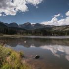 Sprangue Lake vor den Rocky Mountains, USA