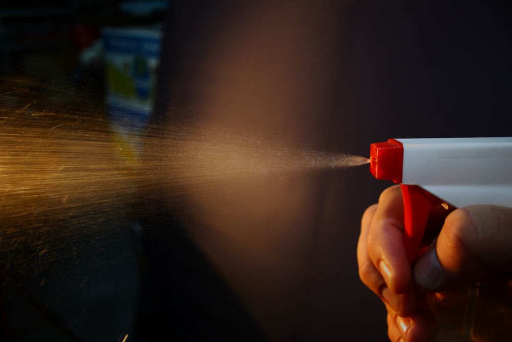 Spray bei 1/160s und ISO 1600