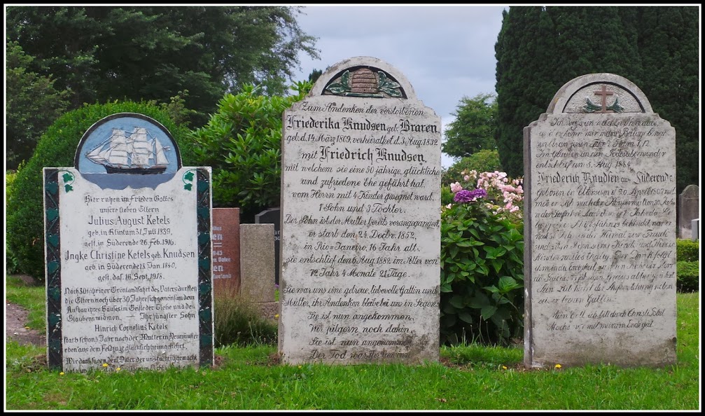 "Sprechende Grabsteine" von Föhr