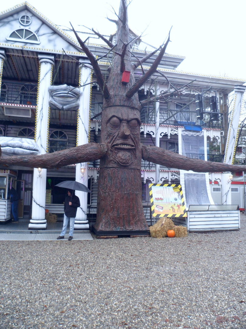 Sprechender Baum vor PSYCHO