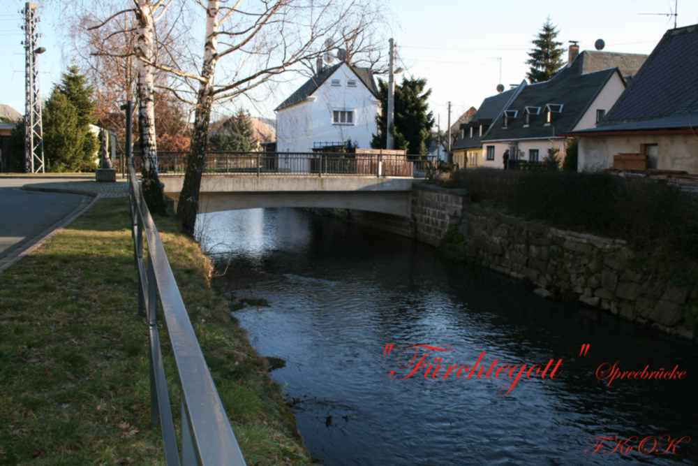 Spree " Fürchtegott - Brücke" Friedersdorf