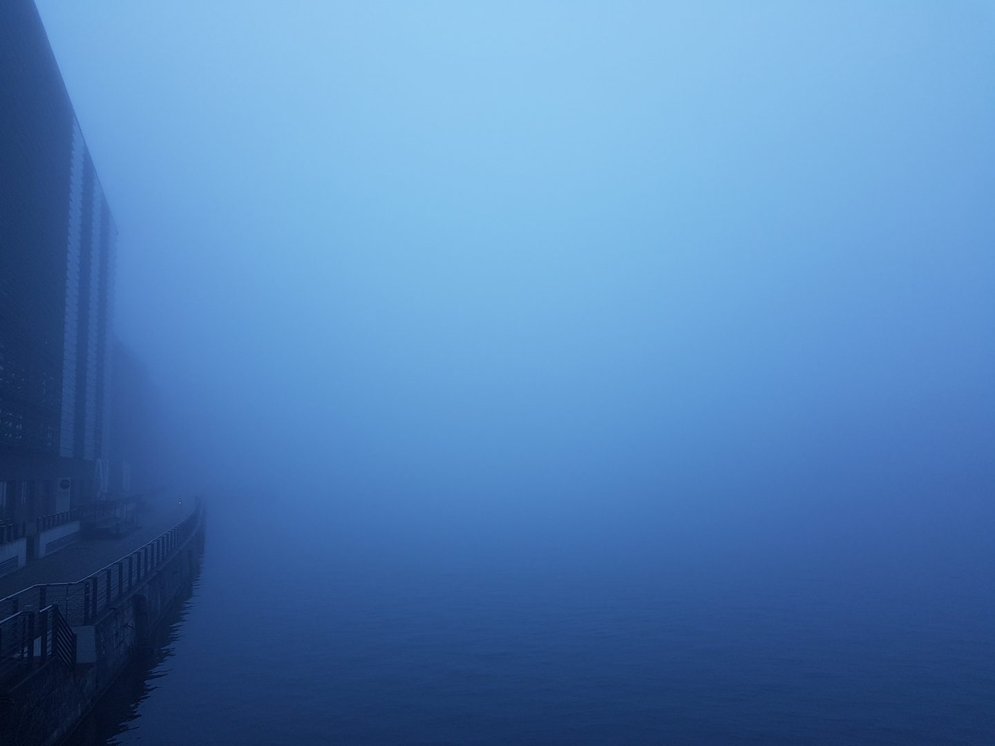 Spree im Nebel