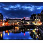 Spree in Berlin bei Nacht