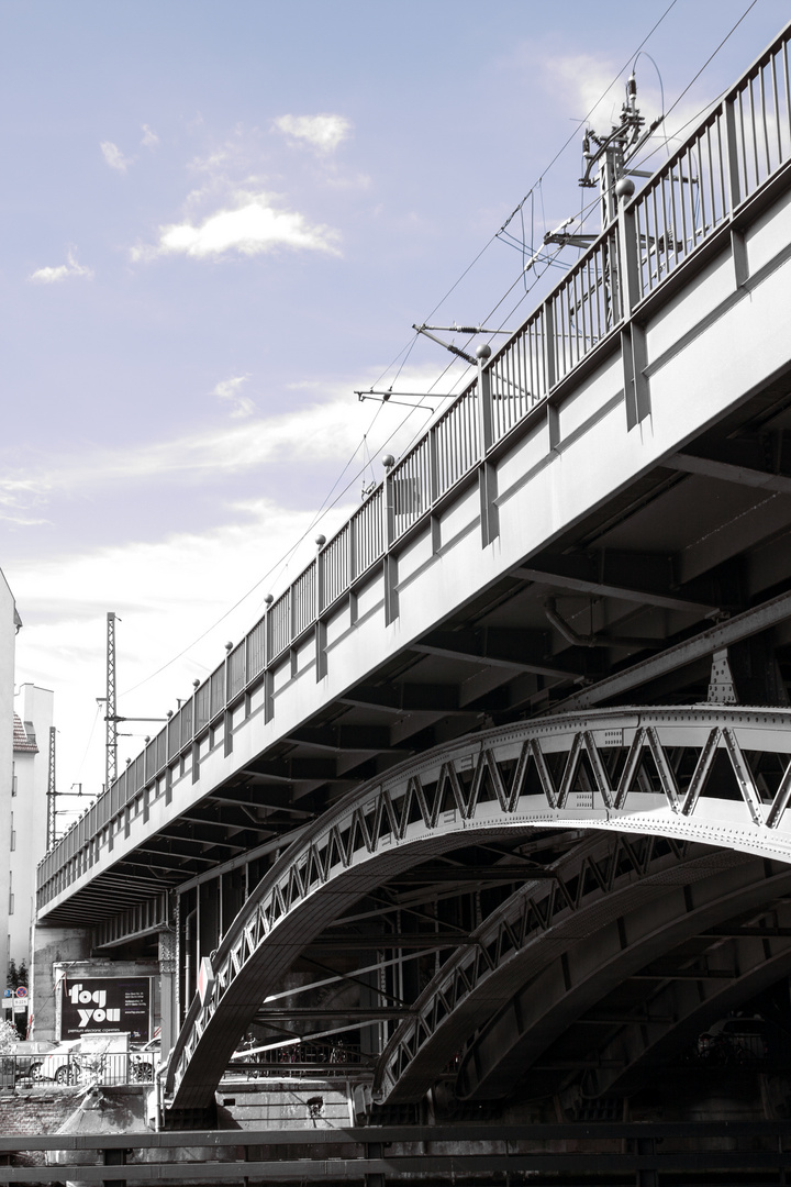 Spreebrücke am S-Bahnhof Friedrichstraße