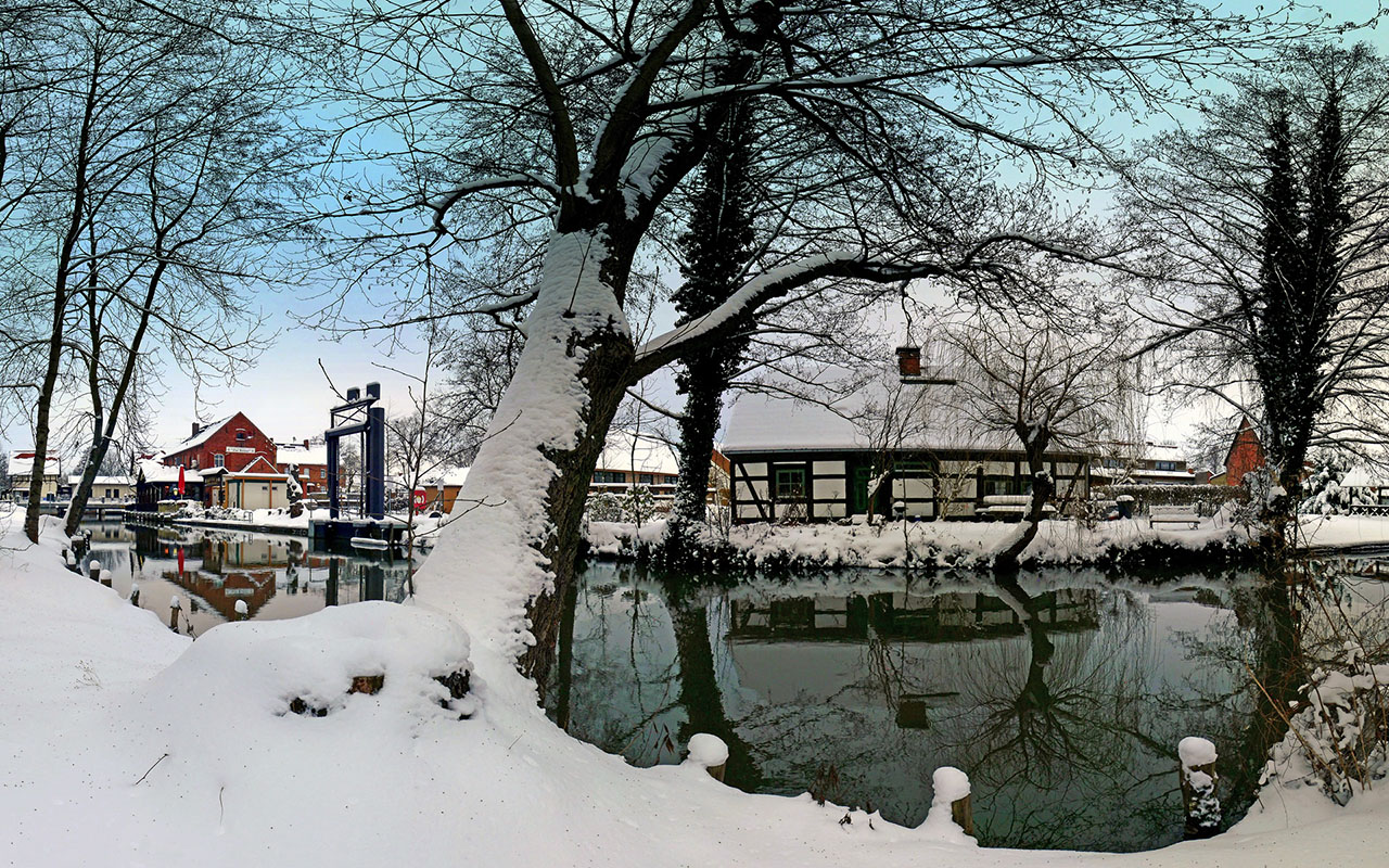 Spreewald im Winter