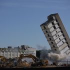 Sprengung an der Arcaden-Baustelle