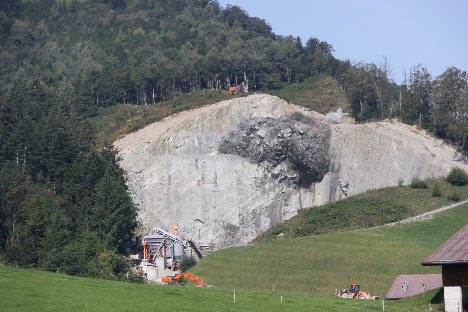 Sprengung Appenzell Aug. 2011
