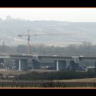 Sprengung der Autobahnbrücke A3 bei Würzburg / Randersacker