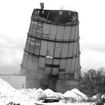 Sprengung Gasometer Kokerei Hansa