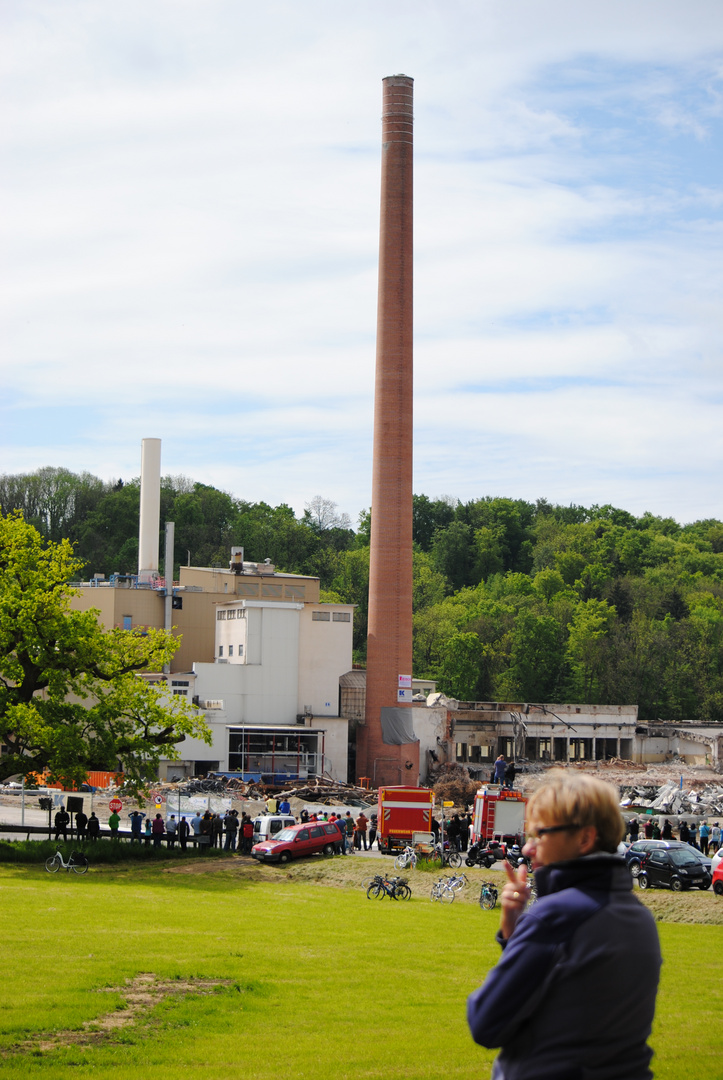 Sprengung Kamin Baienfurt Stora