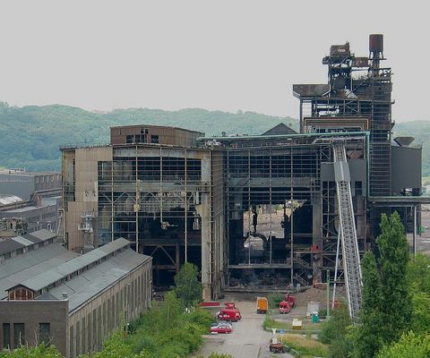 Sprengvorbereitungen