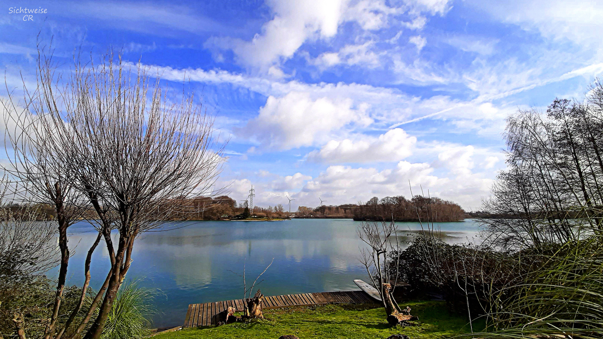 spring at the lake