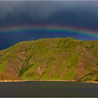 Spring Desert Lake Rainbow 