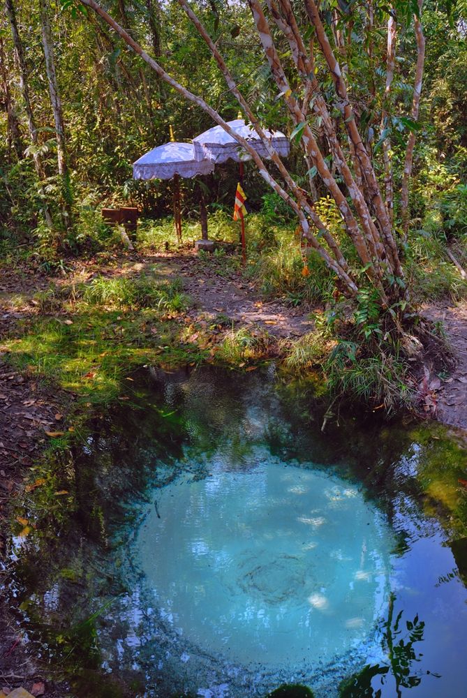 Spring from underground in Phnom Kulen