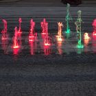 Springbrunnen am Abend in Frauenburg 