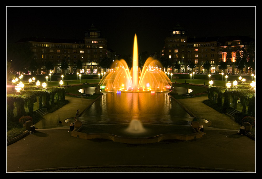 Springbrunnen am Mannheimer Wasserturm II