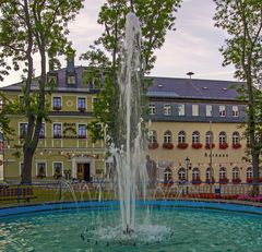 Springbrunnen am Oberwiesenthaler Markt