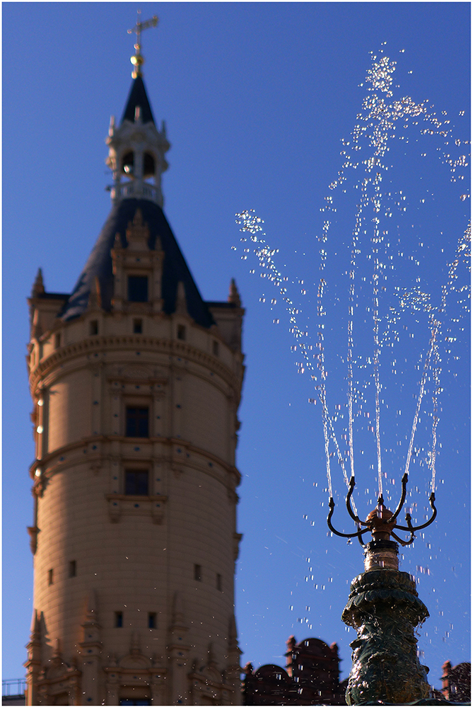 Springbrunnen am Schloss