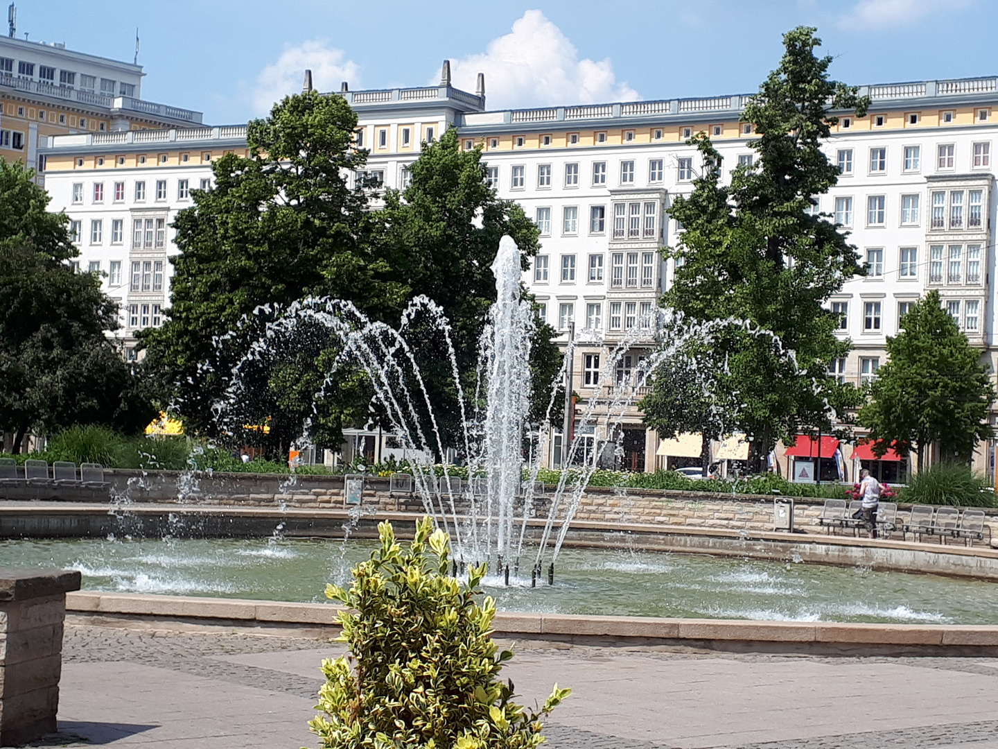 Springbrunnen am Ulrichshaus