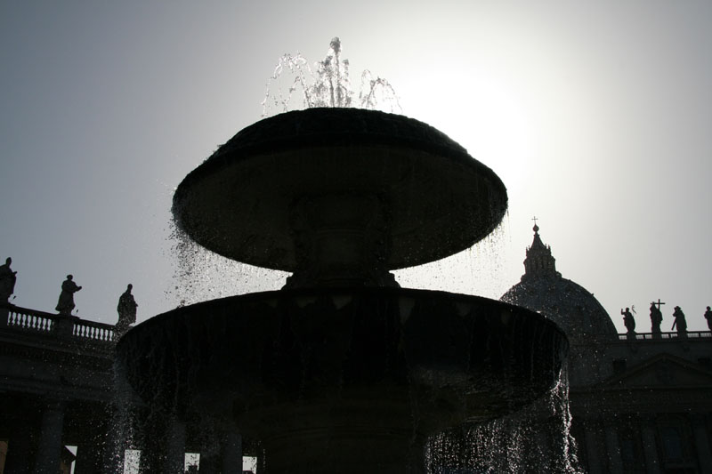 Springbrunnen am Vatikan