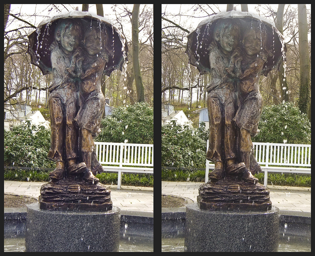 Springbrunnen auf der Insel Rügen