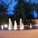 Springbrunnen bei Nacht