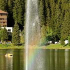 Springbrunnen im Arosersee