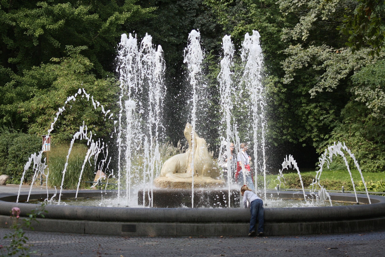 Springbrunnen im Berliner Zoo