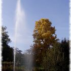 Springbrunnen im Höhenpark Killesberg im Herbst 2006