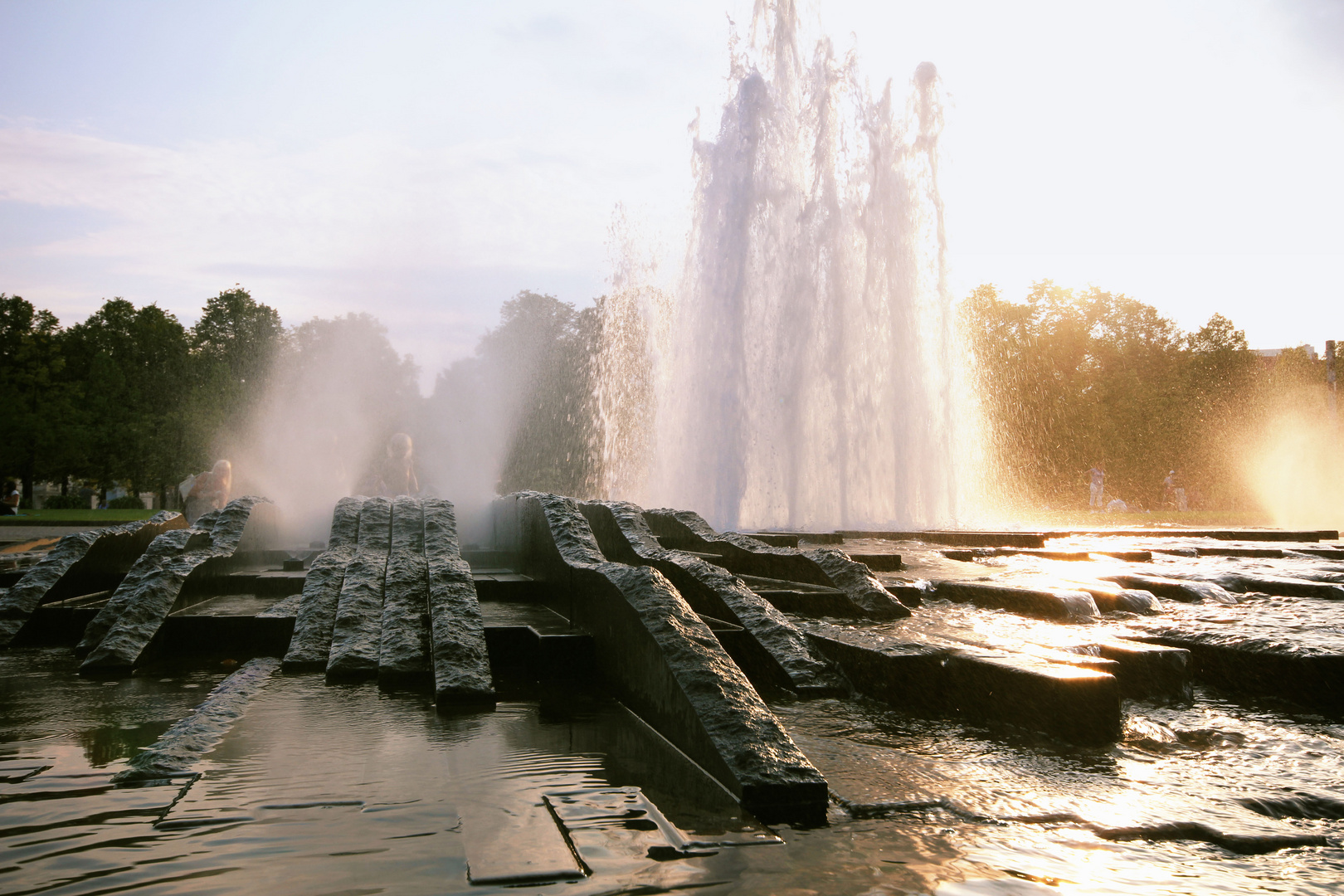 Springbrunnen im Lustgarten