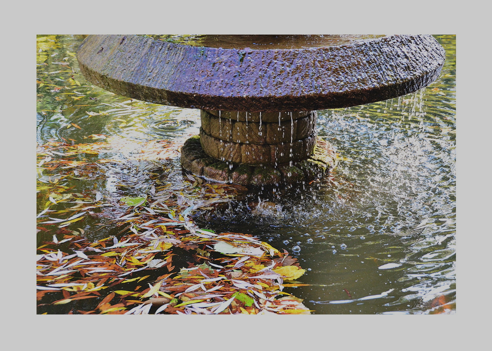 Springbrunnen im Mönchengladbacher Tiergarten