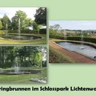 Springbrunnen im Schlosspark Lichtenwalde (Sachsen)