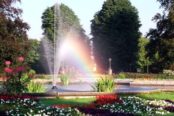 Springbrunnen im Schlosspark Pillnitz