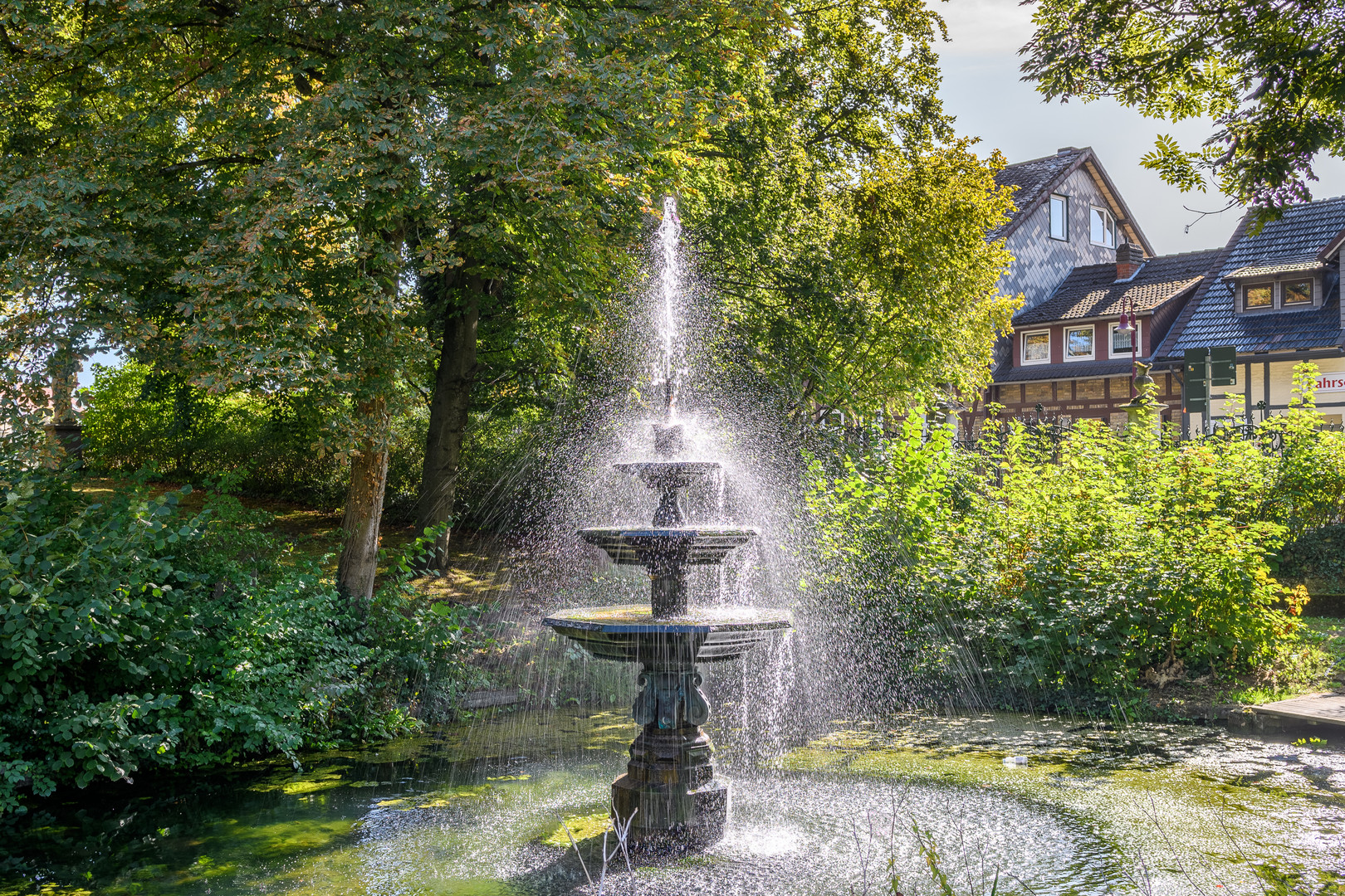 Springbrunnen im Stiftsgarten Einbeck