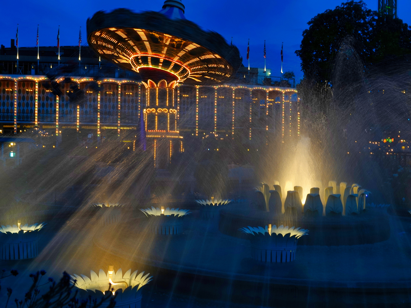 Springbrunnen im Tivoli 