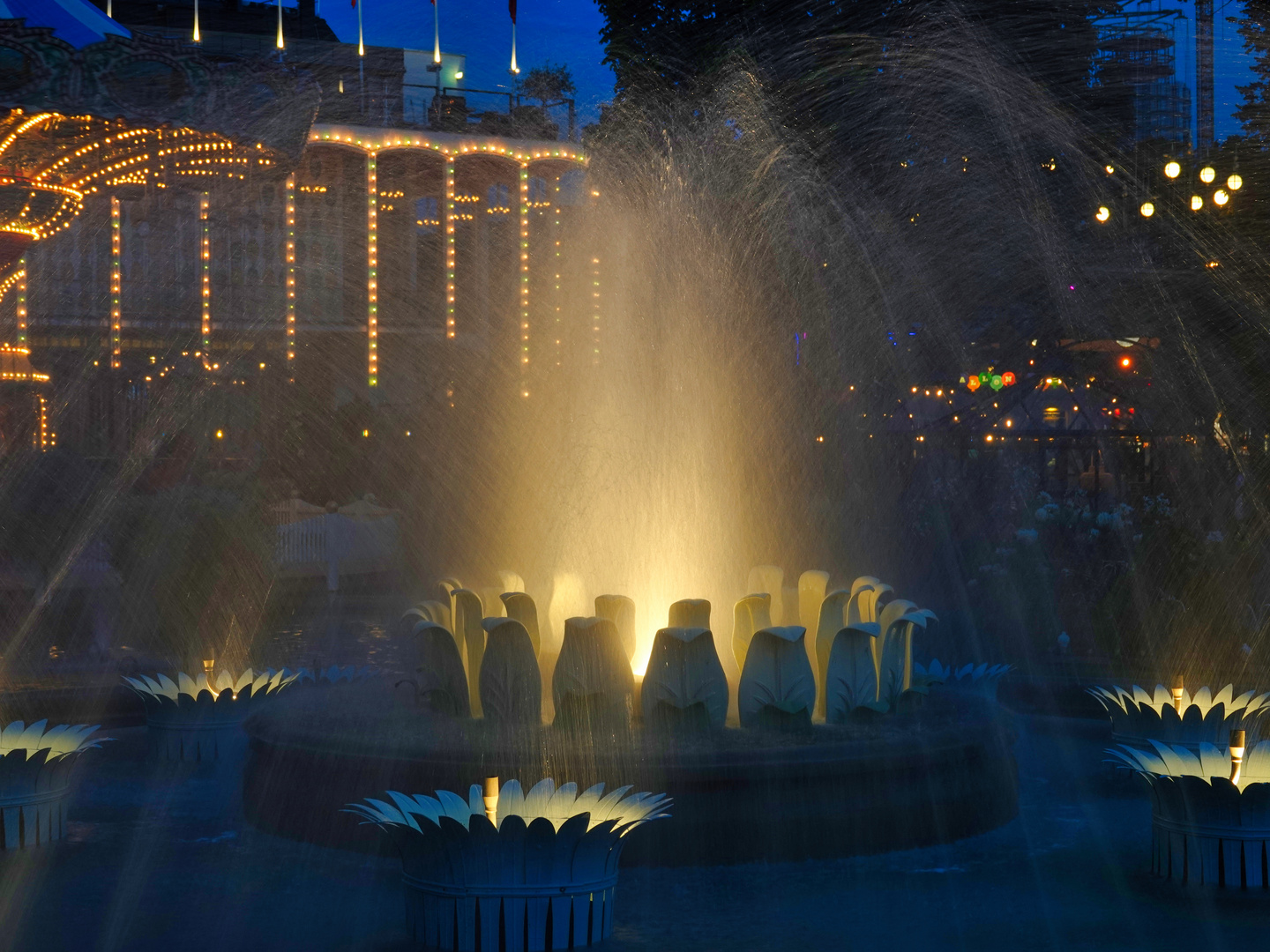 Springbrunnen im Tivoli 