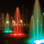 Springbrunnen in der Stadt