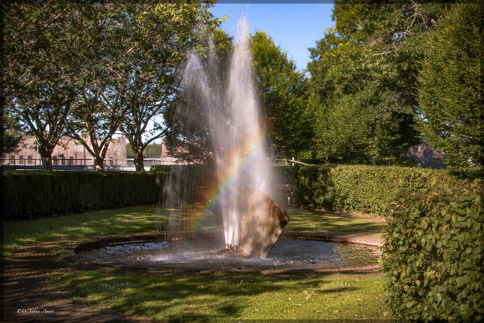 Springbrunnen in Trollhättan in Schweden