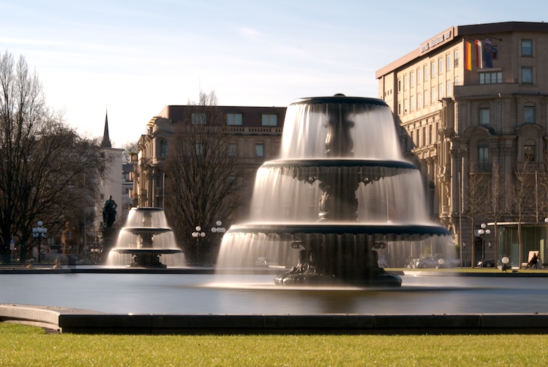 Springbrunnen in Wiesbaden