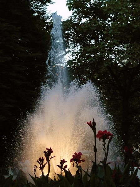 Springbrunnen, Rathaus Wien