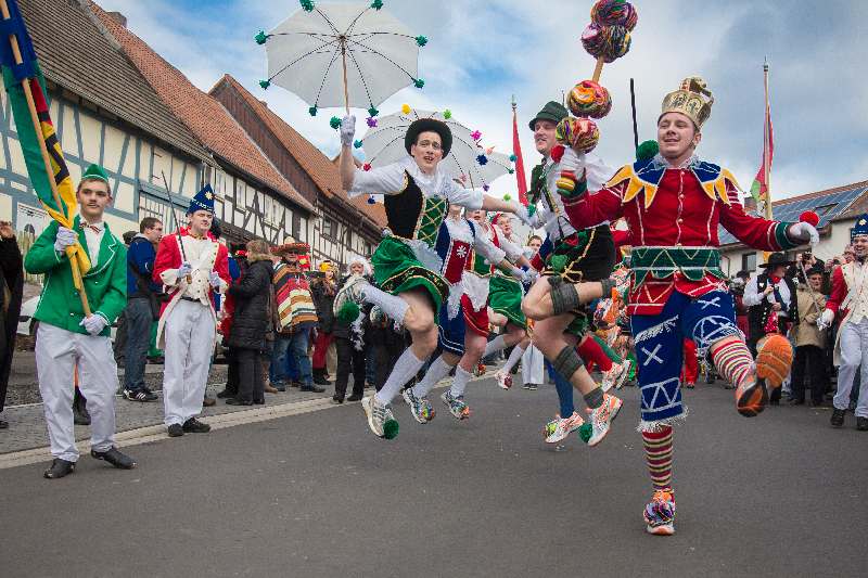 Springerzug mit Bajazz Rosenmontag in Herbstein