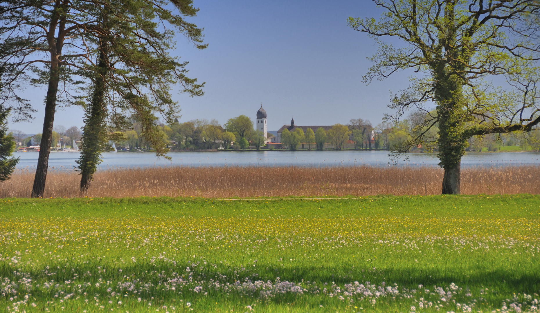 springtime on chiemsee