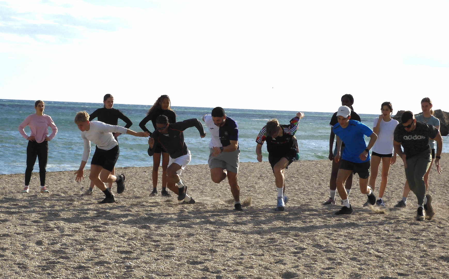 Sprint am Strand