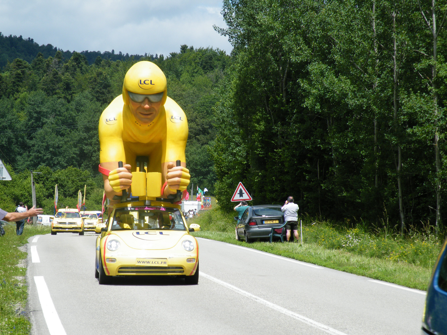 sprint du maillot jaune