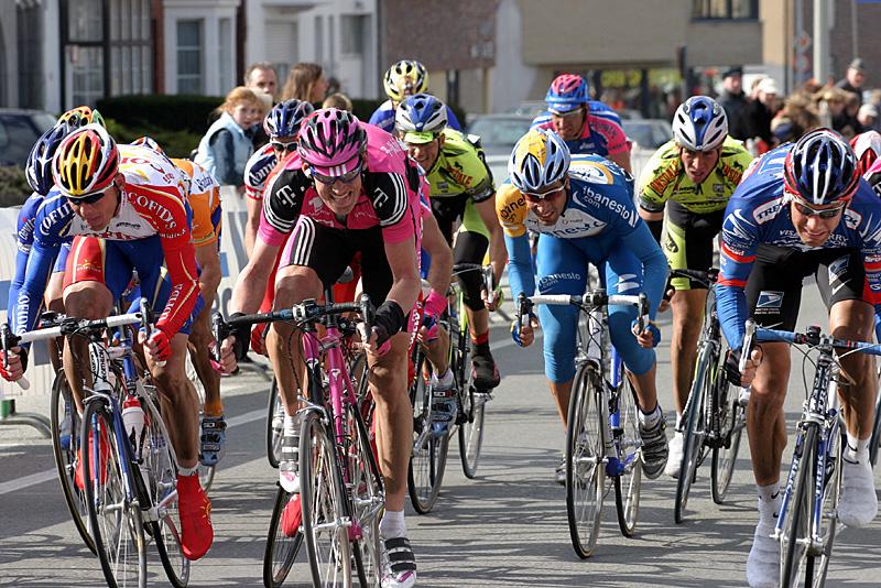 Sprint in der Flandernrundfahrt