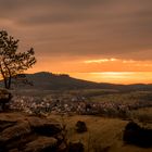 Sprinzenfelsen zum Sonnenaufgang