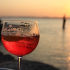 Spritz-Campari beim Sonnenuntergang in San Vigilio