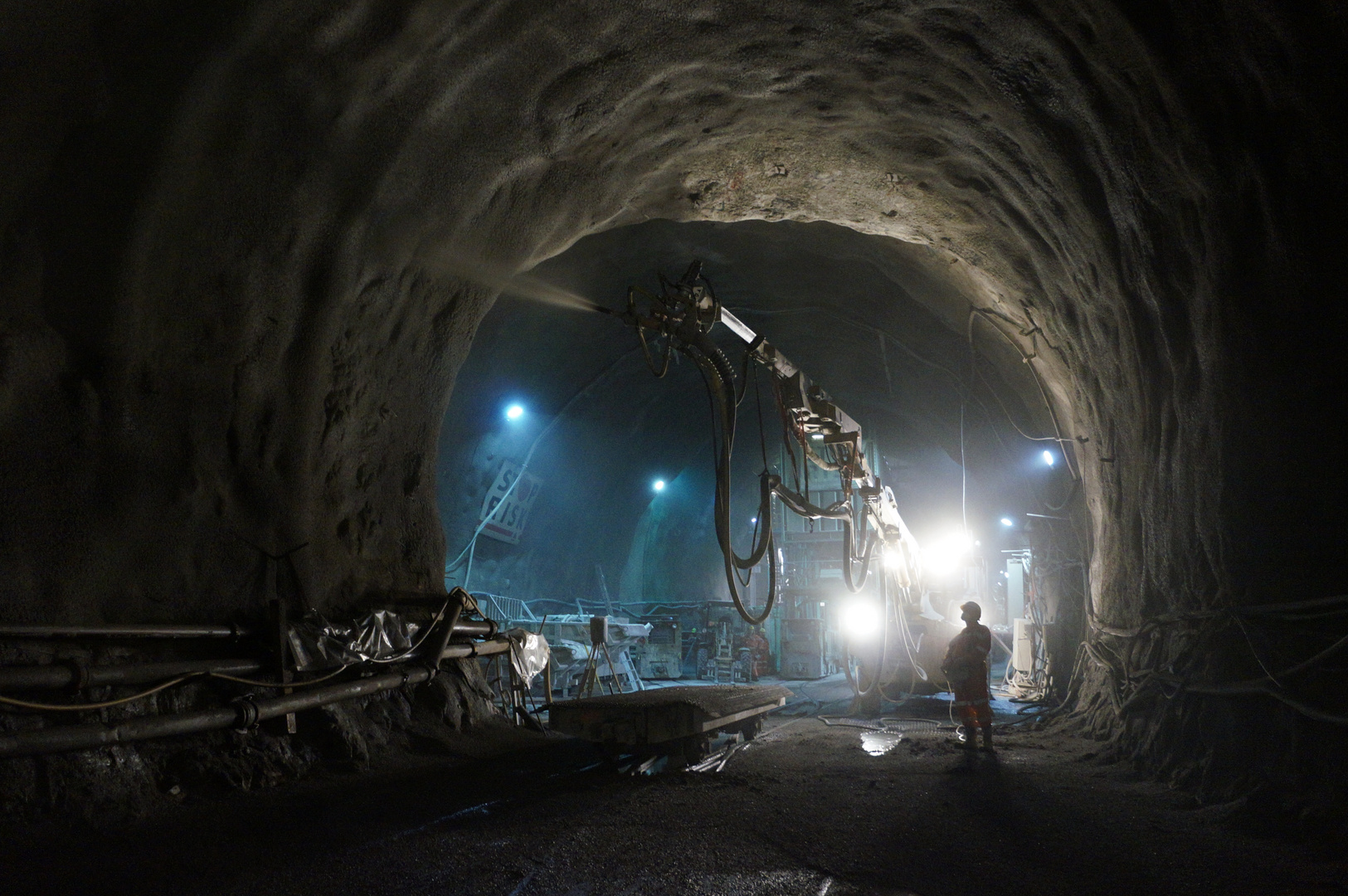 Spritzbeton für den Gotthard Basistunnel