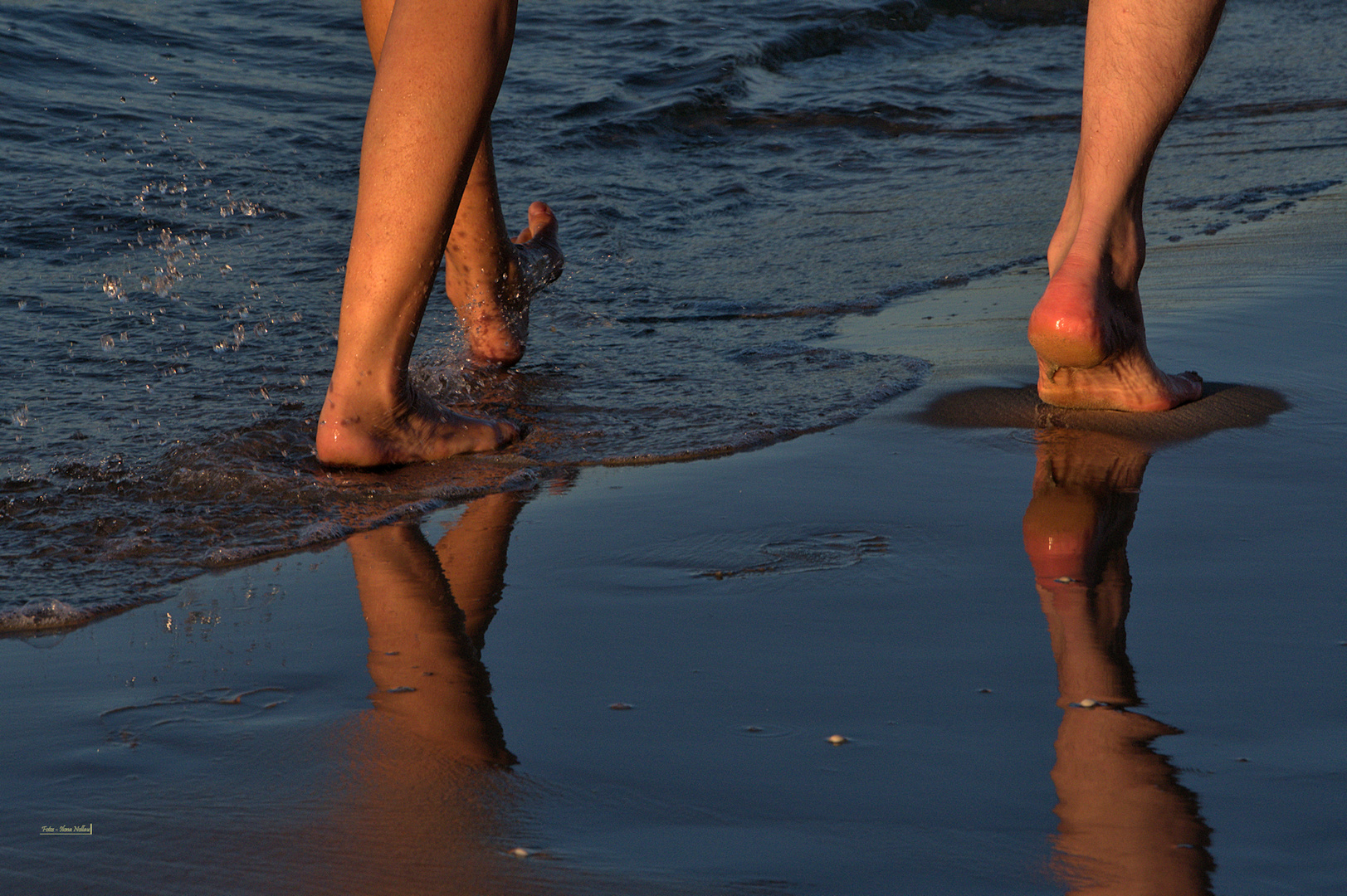 Spritzige Wasserwanderung