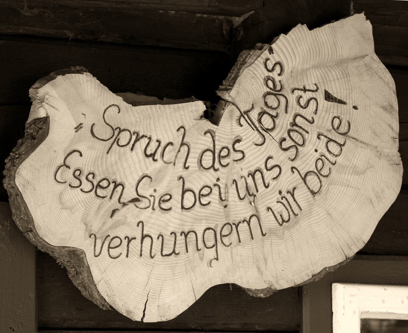 Spruch des Tages